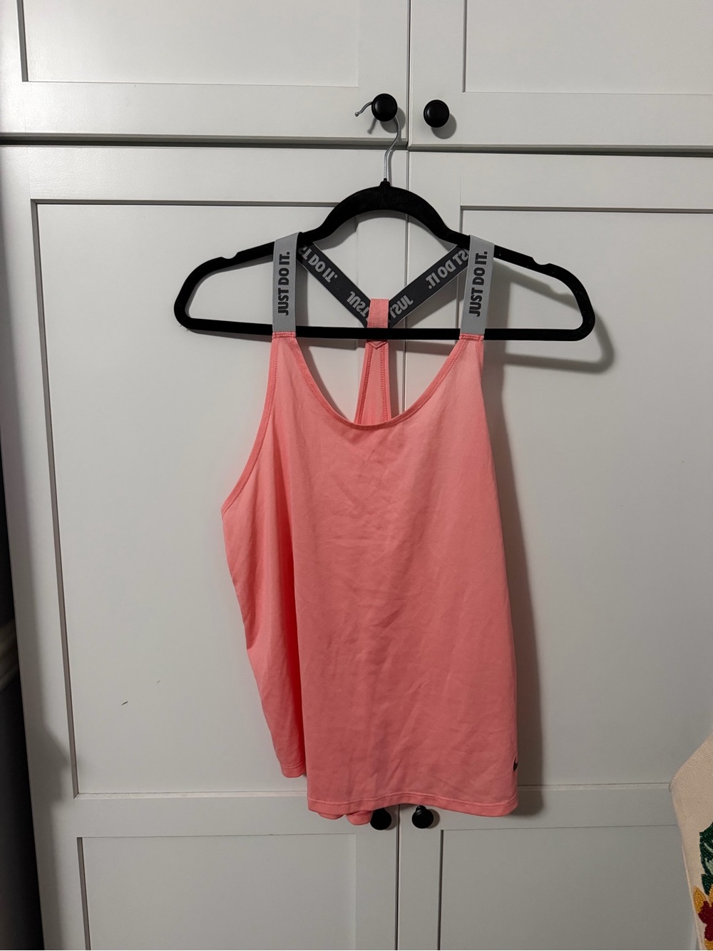 Nike Pink Racerback Tank with Branded Straps